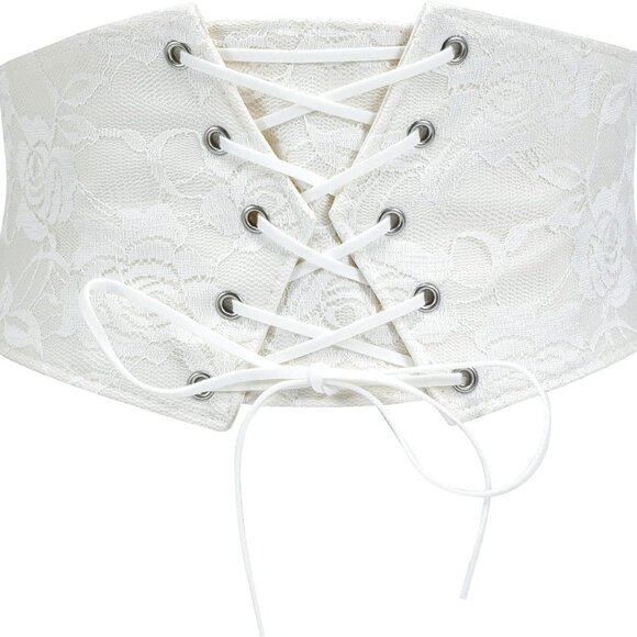 Elegant Women's Corset Lace-Up Belt - Perfect for Halloween & Costumes - Picture 1 of 8